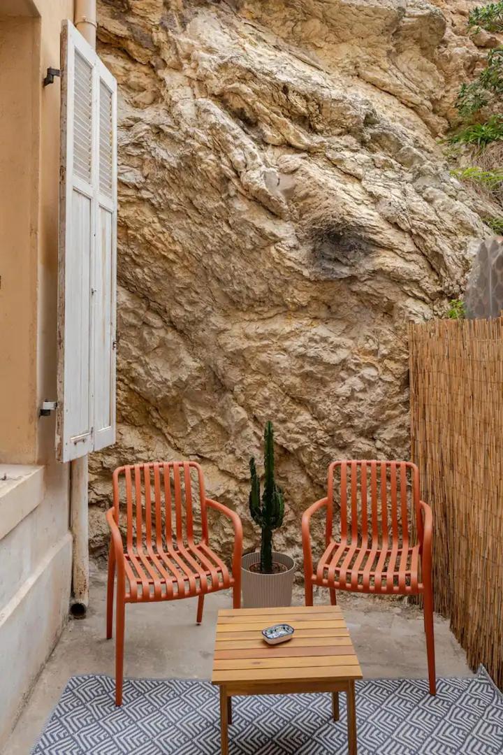 "La Baigneuse" Vallon Des Auffes 马赛 外观 照片